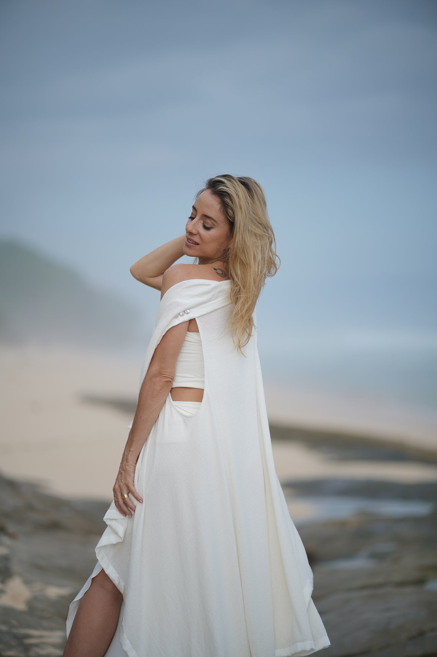 KIMONO STYLE RAMI  ~ Sacred Pearl ~