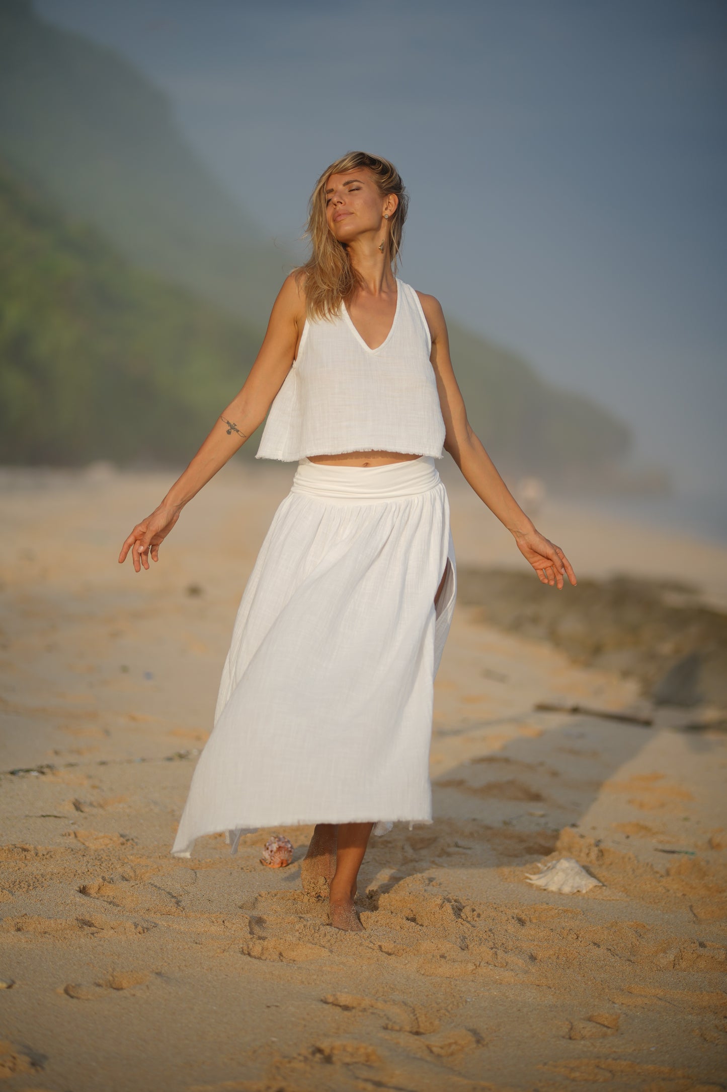 SKIRT LONG ~ Grateful Pearl ~