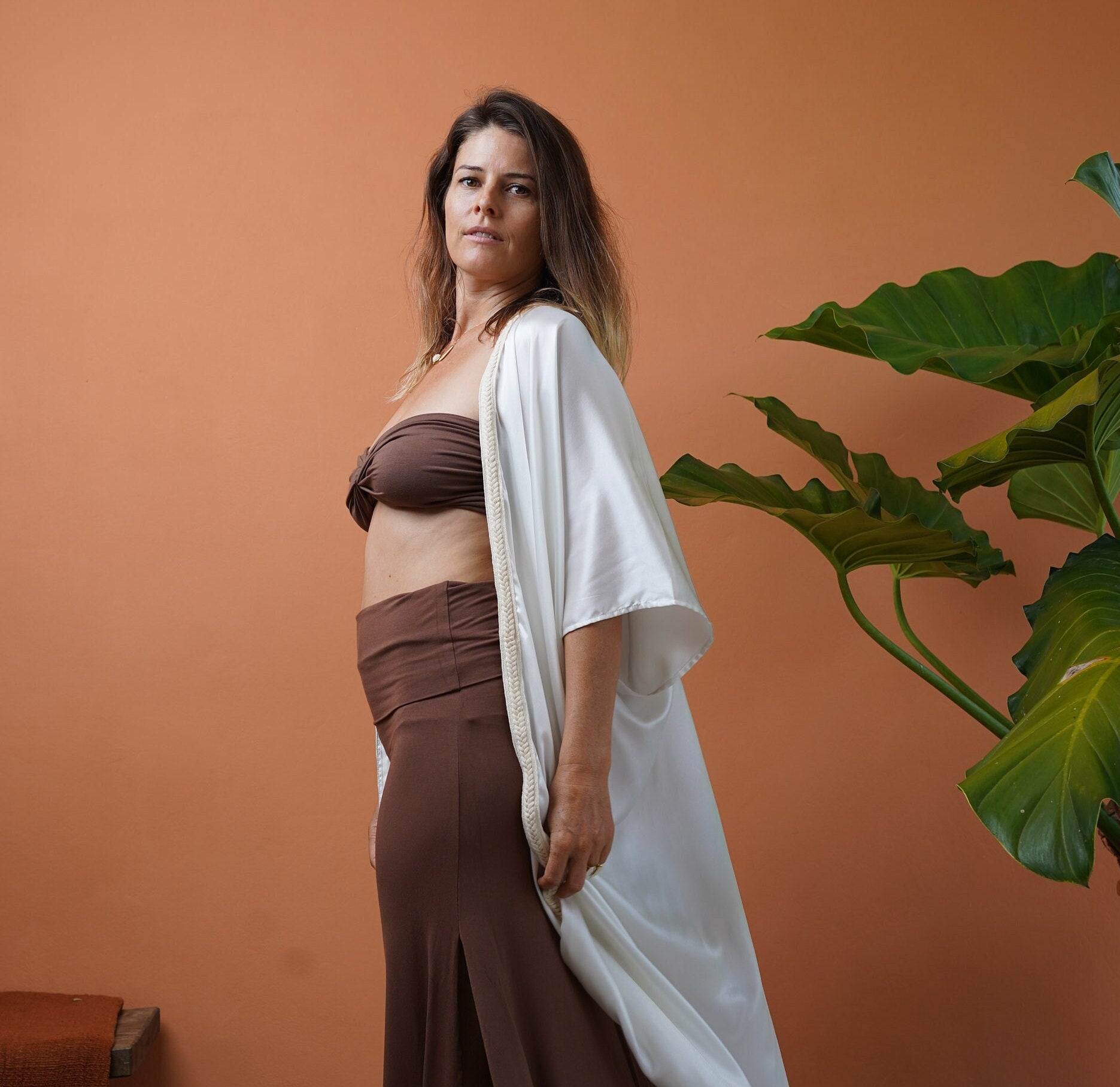 Boho Chic Top | Goddess Top | Bohemian Top | Wraparound Top | Summer Top | Gypsy Top | Cream Shir | Sexy Top | Summer Women Top | Yoga Top